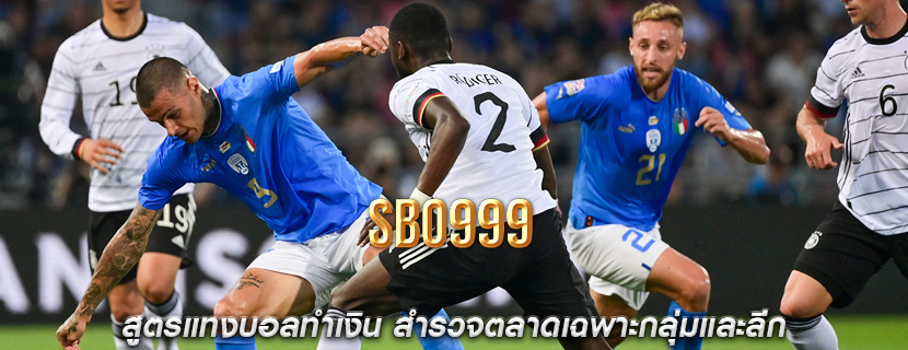 สูตรแทงบอลทำเงิน สำรวจตลาดเฉพาะกลุ่มและลีก